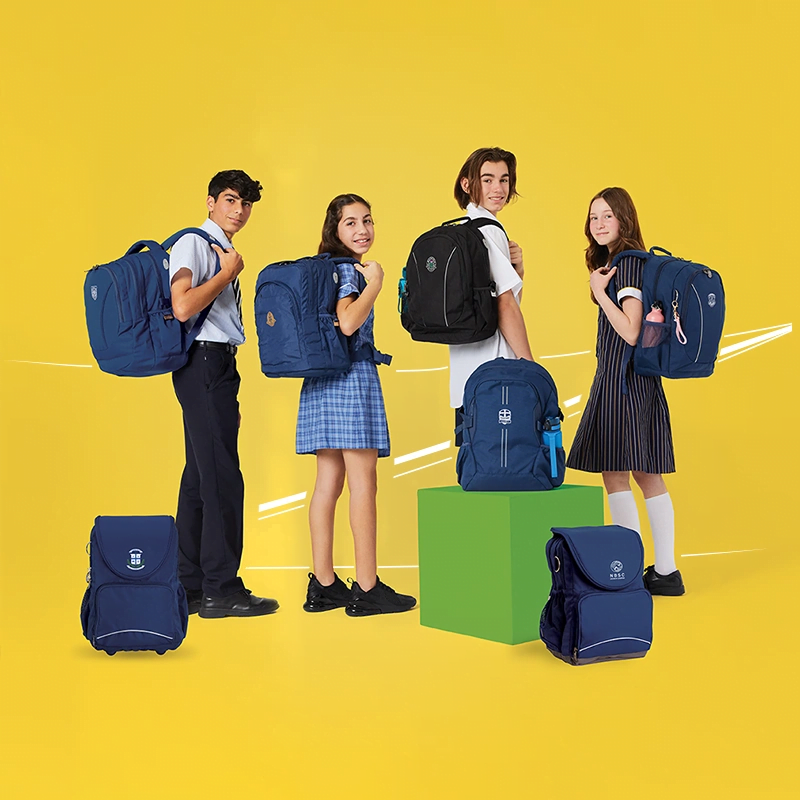 Kids Displaying High school backpacks Range